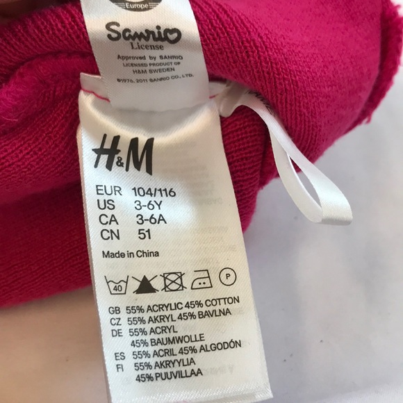 Hello Kitty Pink Hat Beanie With Top Tassel - Picture 6 of 6